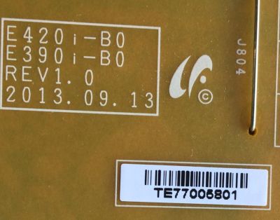 KIT DE TARJETAS PARA TV VIZIO / MAIN 3642-1842-0150 / 0171-2271-5303 / 3642-1842-0395 / FUENTE 0500-0614-0421 / PSLF111301M / 0500-0614-0420 / PANEL T420HVN06.0 / MODELO E420I-B0 - Imagen 4